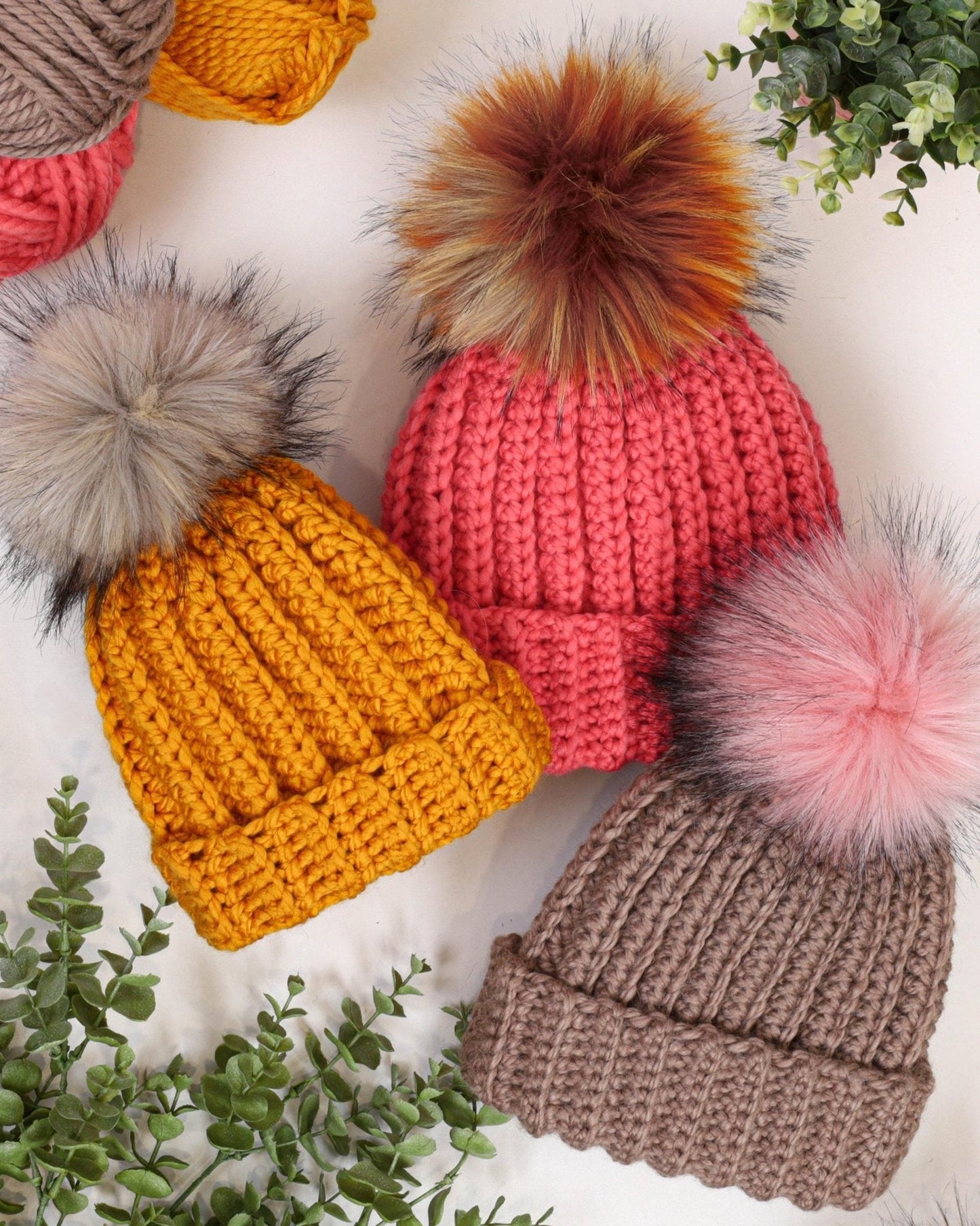 RILEY Chunky Beanie Crochet Pattern | Squishy Super Bulky Hat in 6 Sizes | PDF - Hakel Liebe