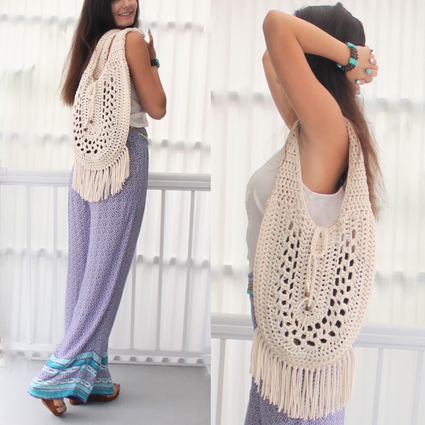 Reversible 2-in-1 Bag Crochet Pattern | One Bag, Two Looks in 10 Rows | PDF - Hakel Liebe
