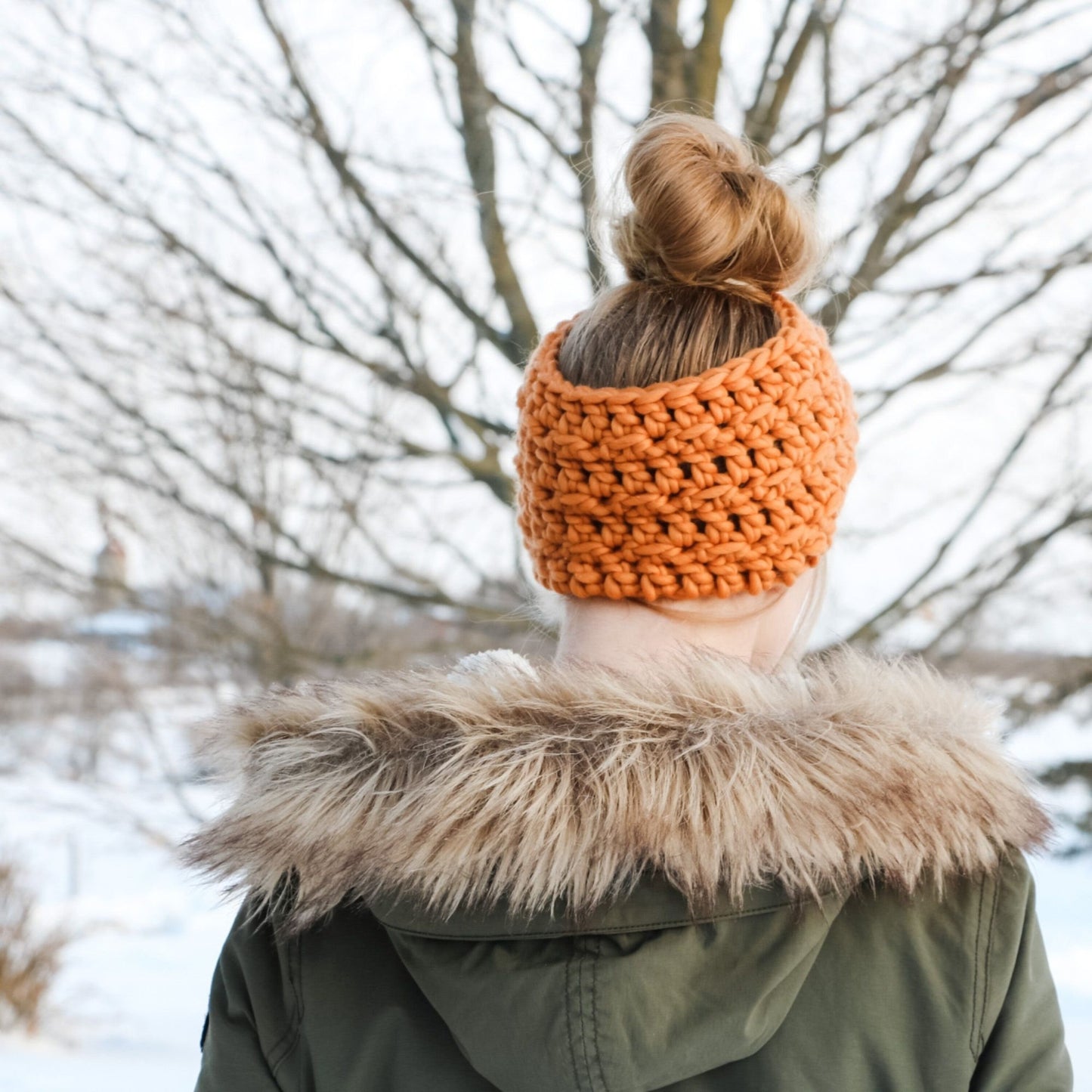 CROCHET PATTERN/ Glacier Twist Headband