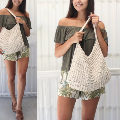 Macie Crochet Tote Bag PDF Pattern