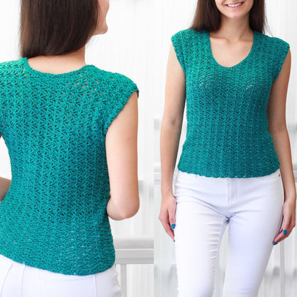 ABIGAIL Lace Top Crochet Pattern | Delicate Everyday Lace | PDF (XS–2XL) - Hakel Liebe