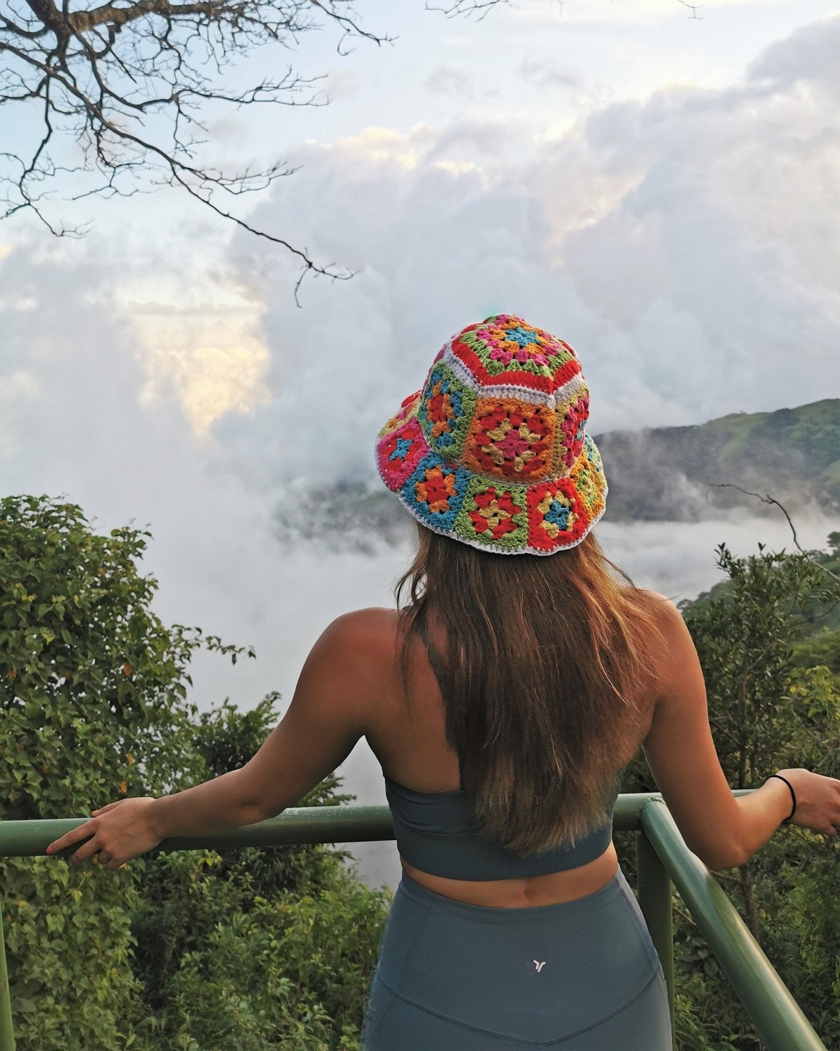 ALICE Bucket Hat Crochet Pattern | Granny Square Sun Hat | PDF - Hakel Liebe