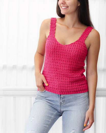 ALLISON Lace Camisole Crochet Pattern | Airy First-Garment Favorite | PDF (XS–3XL) - Hakel Liebe