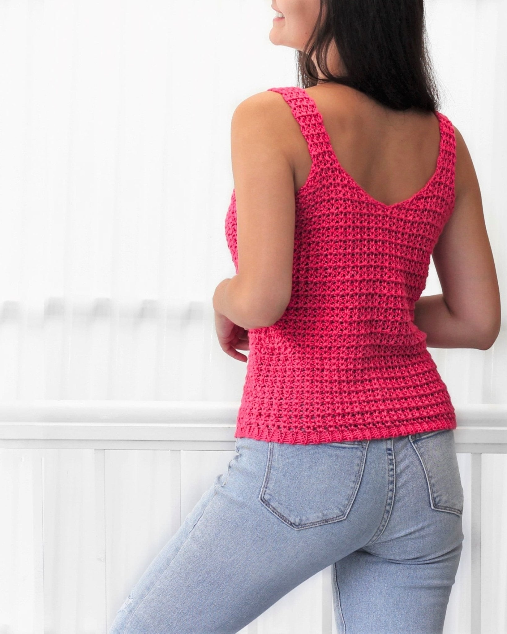 ALLISON Lace Camisole Crochet Pattern | Airy First-Garment Favorite | PDF (XS–3XL) - Hakel Liebe