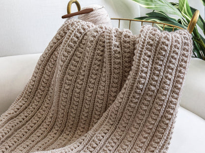 ATHENA Blanket Crochet Pattern | Two Textures, 16 Sizes | PDF - Hakel Liebe
