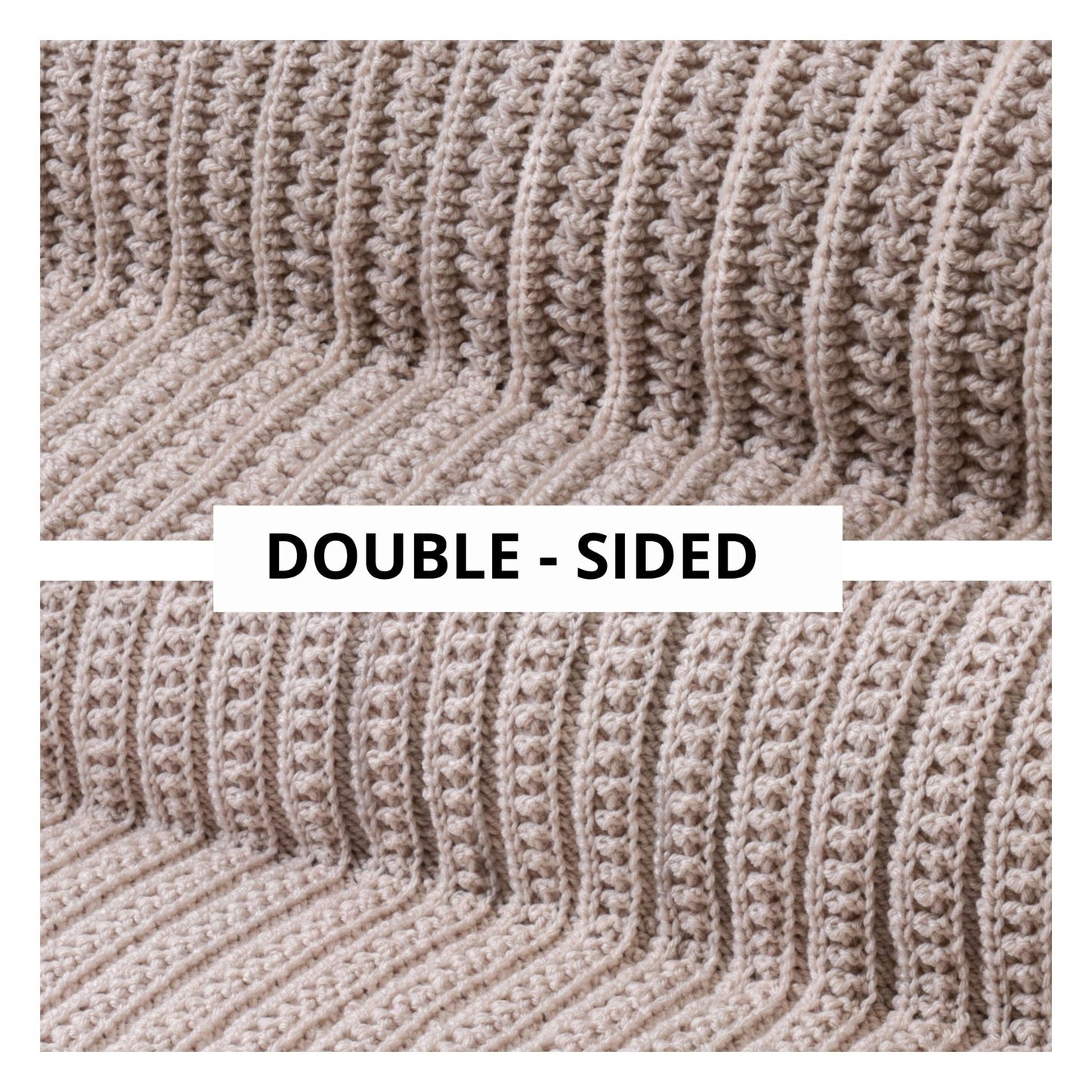 ATHENA Blanket Crochet Pattern | Two Textures, 16 Sizes | PDF - Hakel Liebe