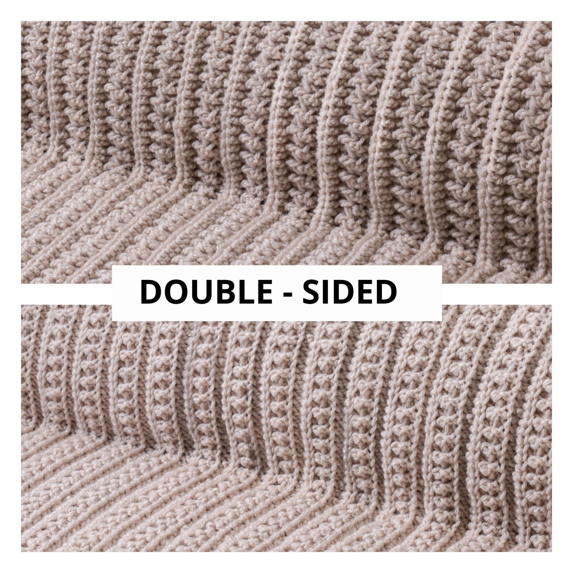 ATHENA Blanket Crochet Pattern | Two Textures, 16 Sizes | PDF - Hakel Liebe