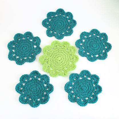 Flower Pot Coasters Crochet Pattern | Flower Pot That Becomes Coasters | PDF - Hakel Liebe