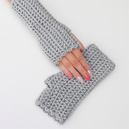 CAMILA Fingerless Gloves Crochet Pattern | 2-Hour Gift Project | PDF (S–L) - Hakel Liebe