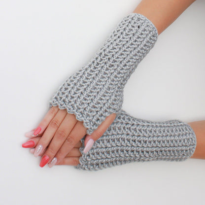 CAMILA Fingerless Gloves Crochet Pattern | 2-Hour Gift Project | PDF (S–L) - Hakel Liebe