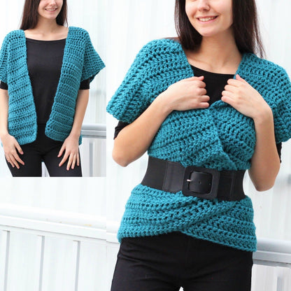 CARA Vest Crochet Pattern | Seamless Flat-Worked Layer | PDF (XS–3XL) - Hakel Liebe