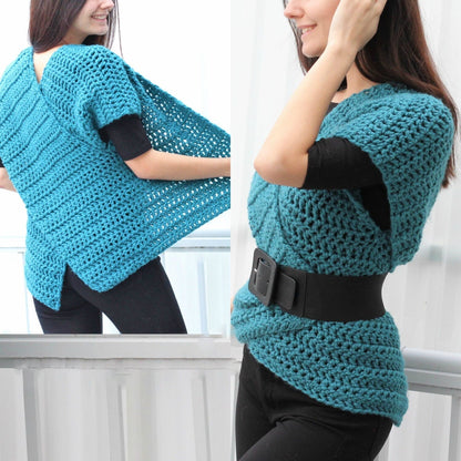 CARA Vest Crochet Pattern | Seamless Flat-Worked Layer | PDF (XS–3XL) - Hakel Liebe