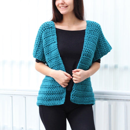 CARA Vest Crochet Pattern | Seamless Flat-Worked Layer | PDF (XS–3XL) - Hakel Liebe