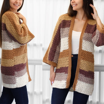 CHLOE Kimono Cardigan Crochet Pattern | One-Piece Lace Layer | PDF (XS–3XL) - Hakel Liebe