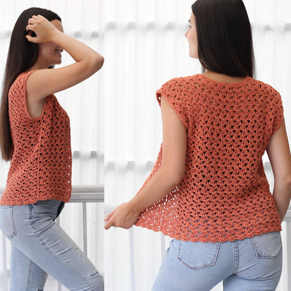 HARPER Summer Cardigan Crochet Pattern | Airy Lace, No Shaping | PDF (XS–3XL) - Hakel Liebe
