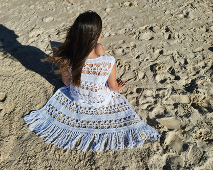 ISLA Beach Vest Crochet Pattern | Breezy Summer Cover-Up | PDF (XS–4XL) - Hakel Liebe