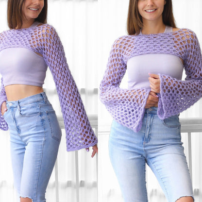Crochet Pattern SHRUGELIS Shrug Bolero – PDF