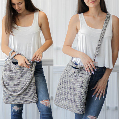 LIMA Convertible Bag Crochet Pattern | Crossbody, Shoulder, Handbag & Tote in One | PDF - Hakel Liebe