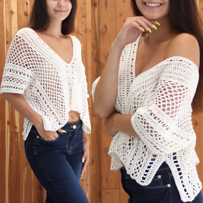 LUCIA Boho Top Crochet Pattern | Festival-Ready Summer Basic | PDF (XS–2XL) - Hakel Liebe