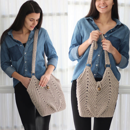 MONACO Handbag Crochet Pattern | Textured Bag with 70 Photo Steps | PDF - Hakel Liebe