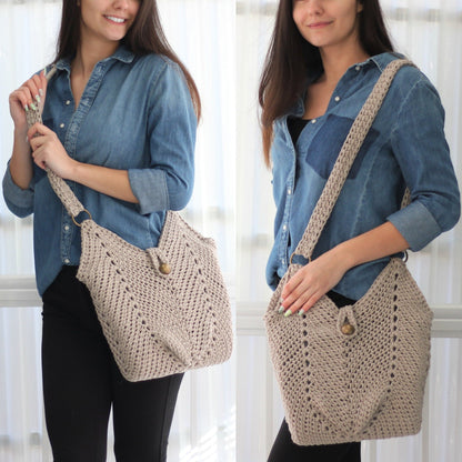 MONACO Handbag Crochet Pattern | Textured Bag with 70 Photo Steps | PDF - Hakel Liebe