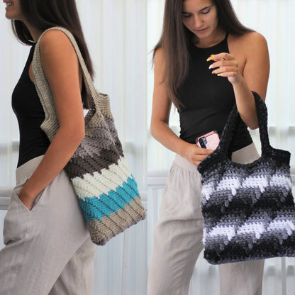 PARIS Handbag Crochet Pattern | Urban Boho Bag, Any Yarn Weight | PDF - Hakel Liebe