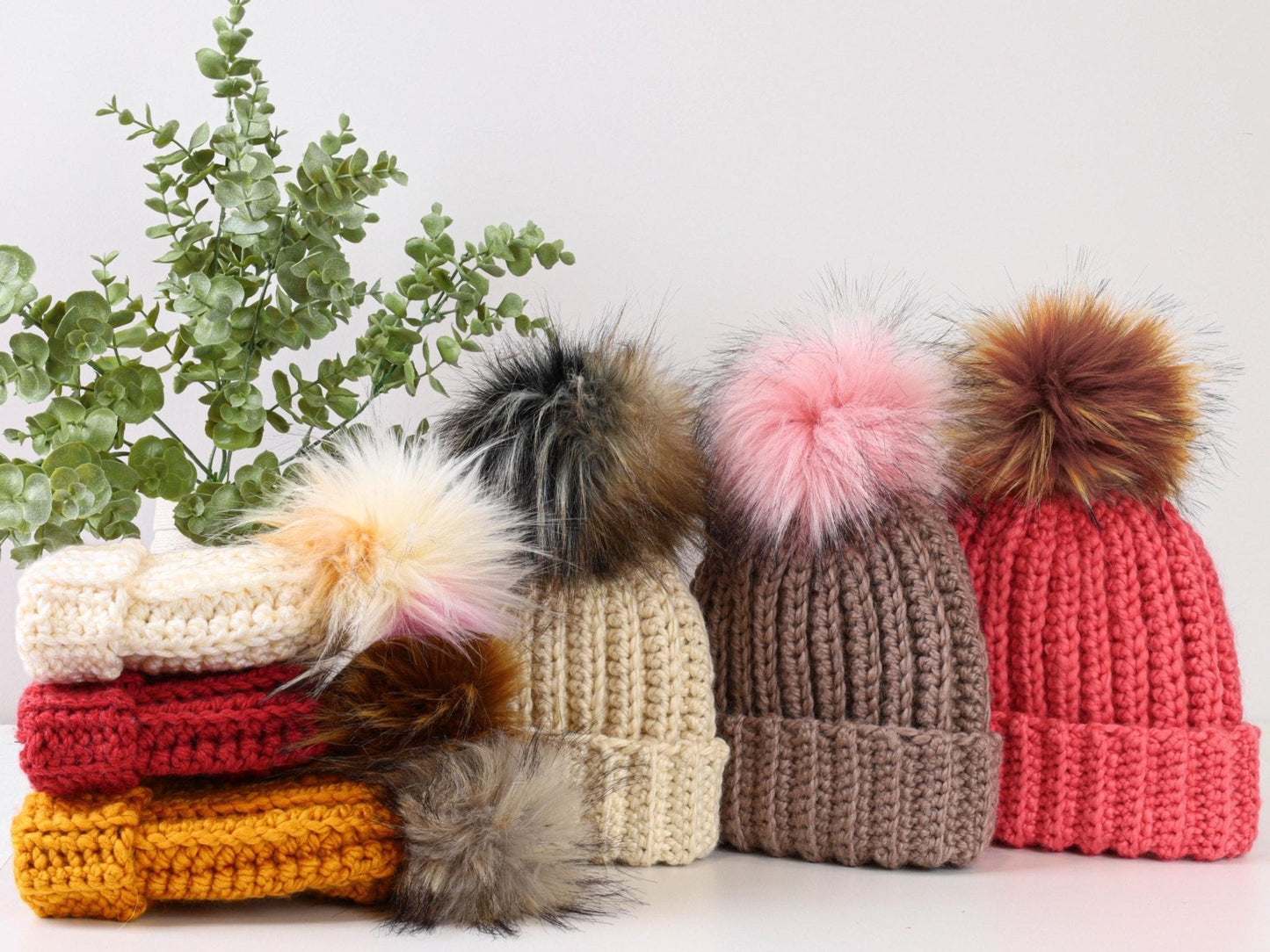 RILEY Chunky Beanie Crochet Pattern | Squishy Super Bulky Hat in 6 Sizes | PDF - Hakel Liebe