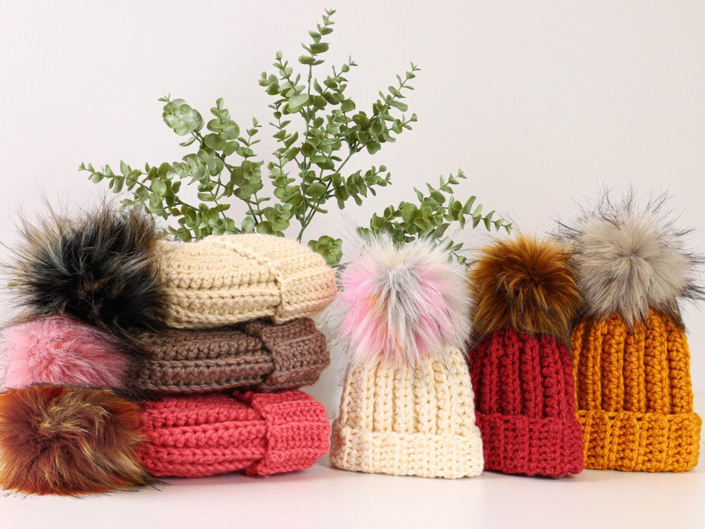 RILEY Chunky Beanie Crochet Pattern | Squishy Super Bulky Hat in 6 Sizes | PDF - Hakel Liebe