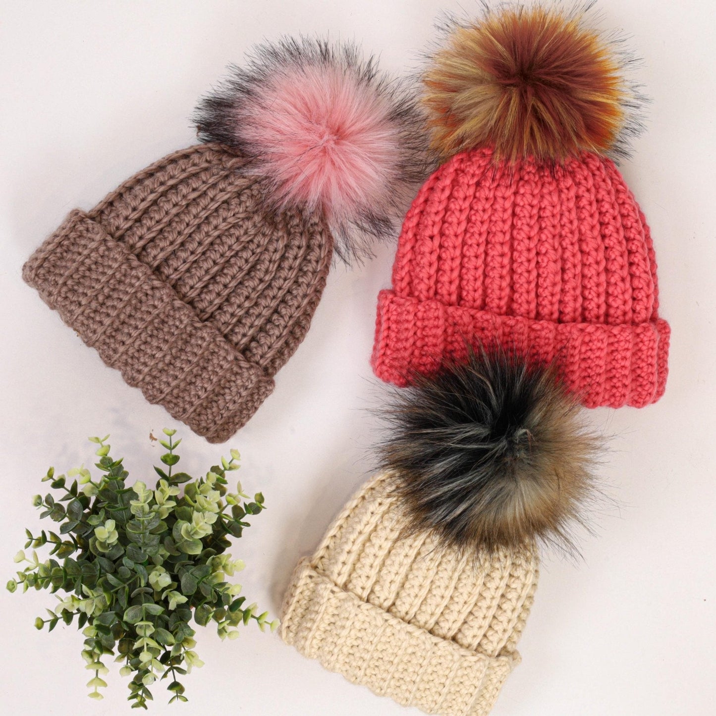 RILEY Chunky Beanie Crochet Pattern | Squishy Super Bulky Hat in 6 Sizes | PDF - Hakel Liebe