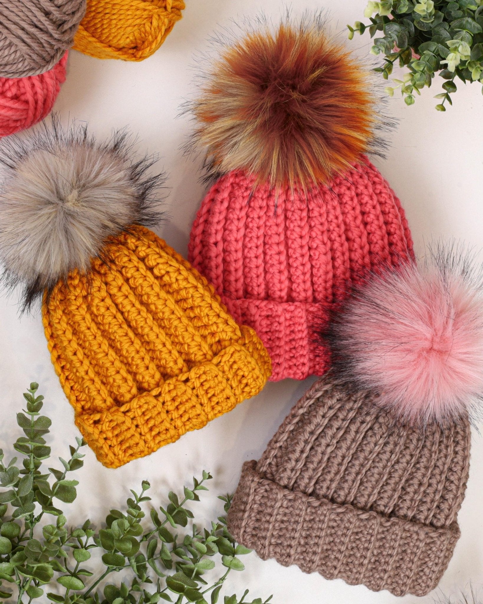 RILEY Chunky Beanie Crochet Pattern | Squishy Super Bulky Hat in 6 Sizes | PDF - Hakel Liebe