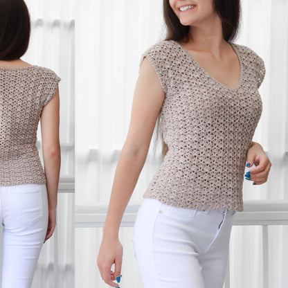 SOPHIA Lace Top Crochet Pattern | Delicate Summer Blouse | PDF (XS–2XL) - Hakel Liebe
