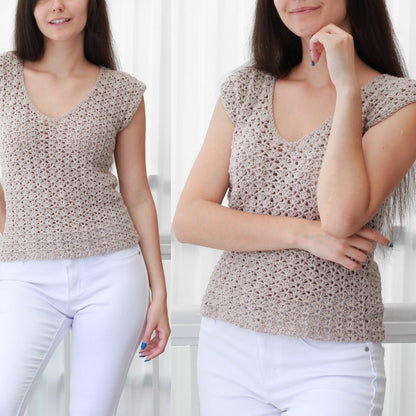 SOPHIA Lace Top Crochet Pattern | Delicate Summer Blouse | PDF (XS–2XL) - Hakel Liebe