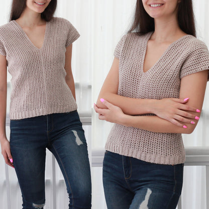 STELLA Crop Top Crochet Pattern | Flattering Boho Tank | PDF (XS–2XL) - Hakel Liebe