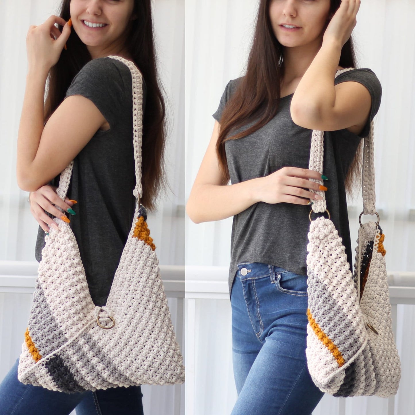 VEGAS Bag Crochet Pattern | Bubble-Texture Bag in 6 Sizes | PDF - Hakel Liebe