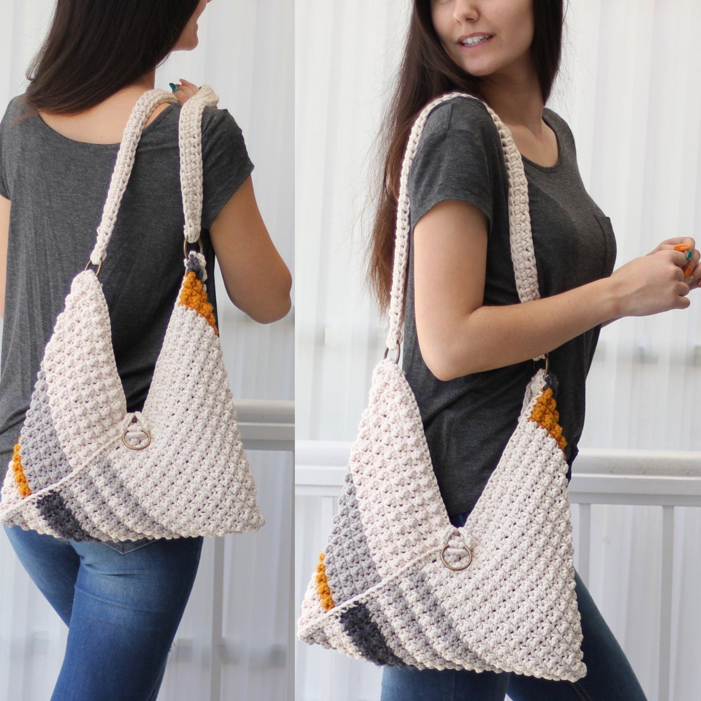 VEGAS Bag Crochet Pattern | Bubble-Texture Bag in 6 Sizes | PDF - Hakel Liebe
