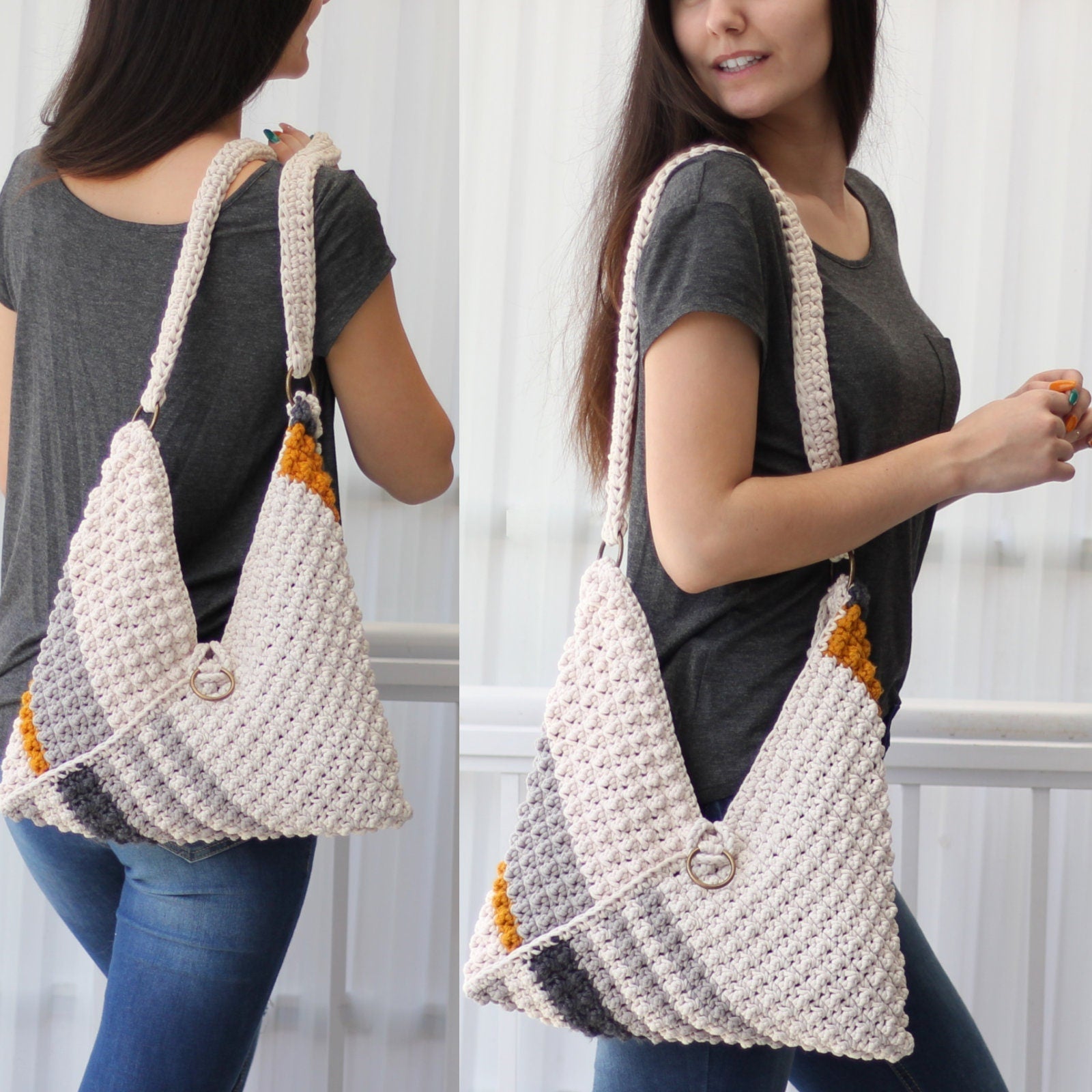 VEGAS Bag Crochet Pattern | Bubble-Texture Bag in 6 Sizes | PDF - Hakel Liebe