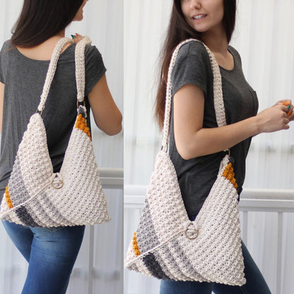 VEGAS Bag Crochet Pattern | Bubble-Texture Bag in 6 Sizes | PDF - Hakel Liebe