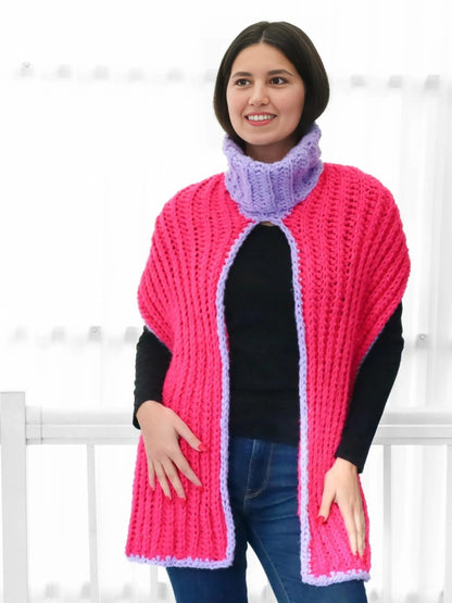 VICTORIA Turtleneck Scarf Crochet Pattern | Scarf, Hood & Cowl in One | PDF (Kids–Adult) - Hakel Liebe