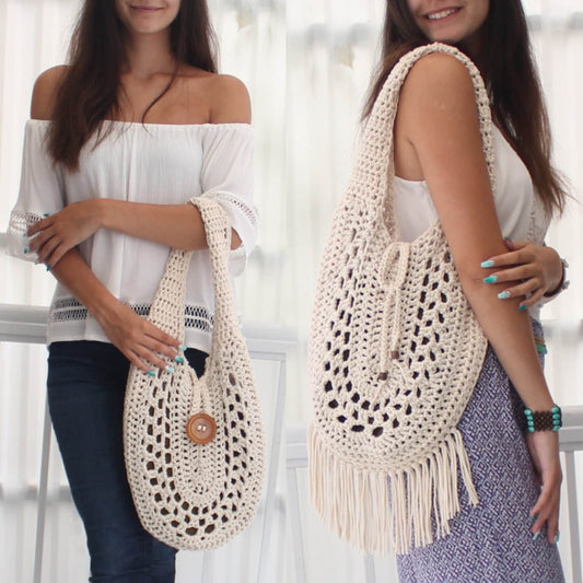 Reversible 2-in-1 Bag Crochet Pattern | One Bag, Two Looks in 10 Rows | PDF - Hakel Liebe