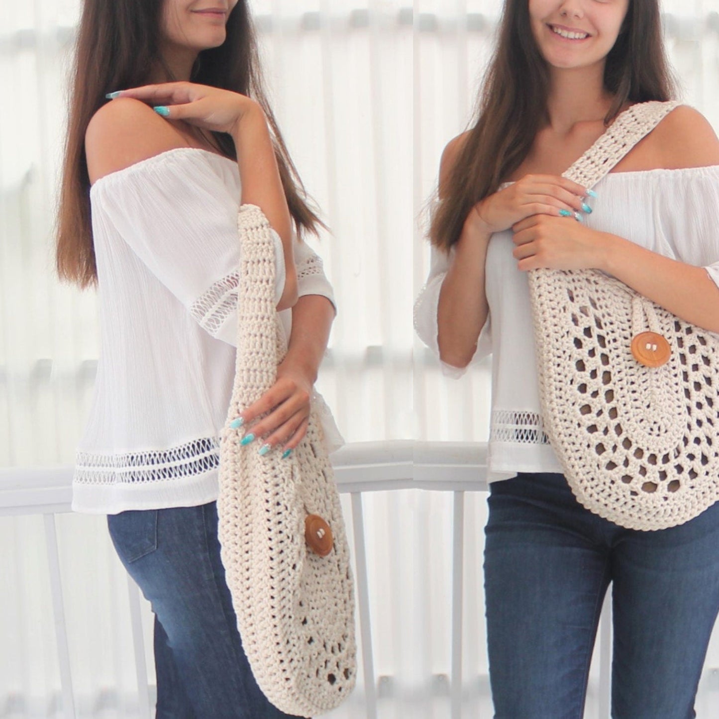 Reversible 2-in-1 Bag Crochet Pattern | One Bag, Two Looks in 10 Rows | PDF - Hakel Liebe