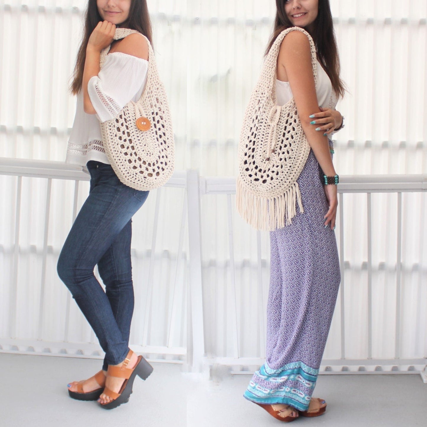 Reversible 2-in-1 Bag Crochet Pattern | One Bag, Two Looks in 10 Rows | PDF - Hakel Liebe