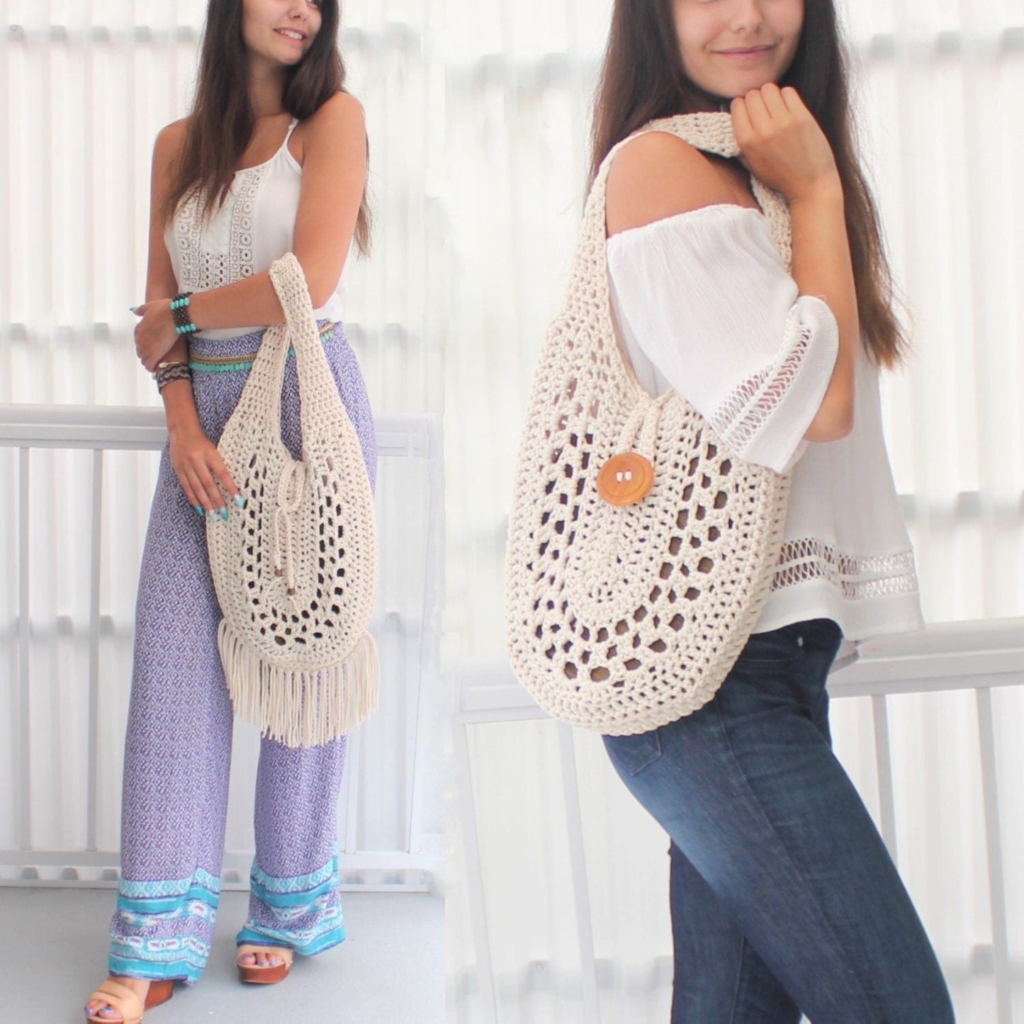 Reversible 2-in-1 Bag Crochet Pattern | One Bag, Two Looks in 10 Rows | PDF - Hakel Liebe