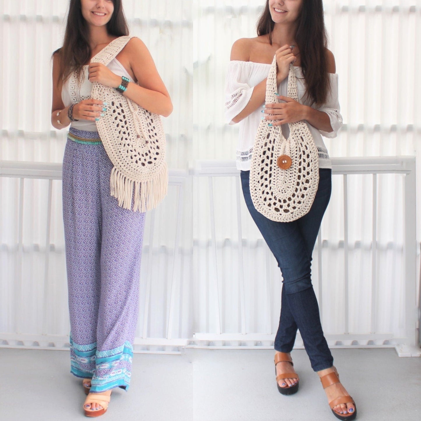 Reversible 2-in-1 Bag Crochet Pattern | One Bag, Two Looks in 10 Rows | PDF - Hakel Liebe