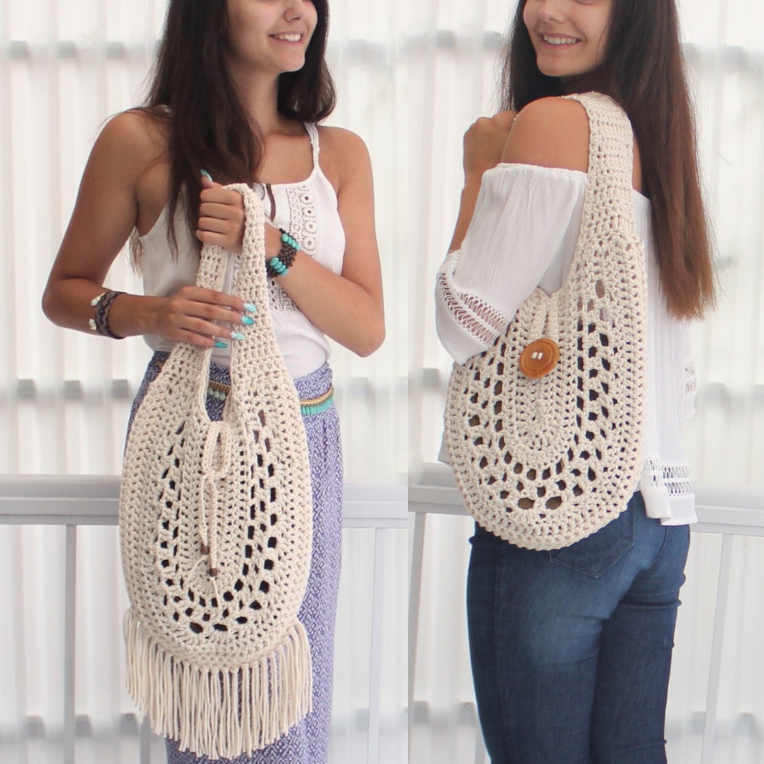 Reversible 2-in-1 Bag Crochet Pattern | One Bag, Two Looks in 10 Rows | PDF - Hakel Liebe