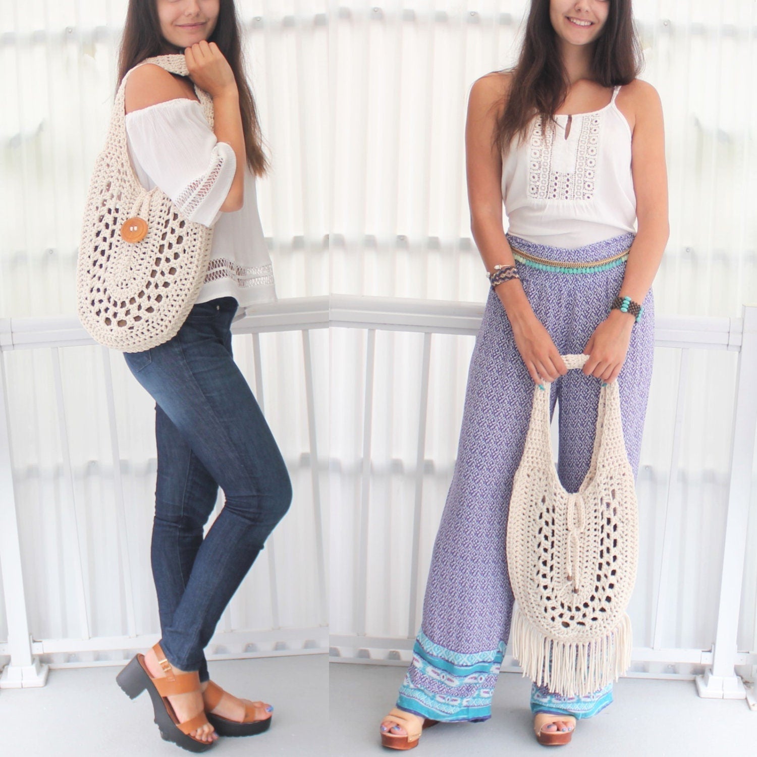 Reversible 2-in-1 Bag Crochet Pattern | One Bag, Two Looks in 10 Rows | PDF - Hakel Liebe