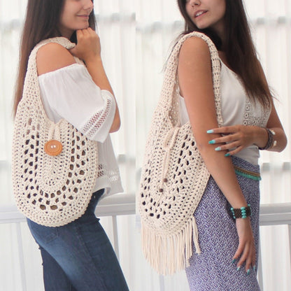 Reversible 2-in-1 Bag Crochet Pattern | One Bag, Two Looks in 10 Rows | PDF - Hakel Liebe