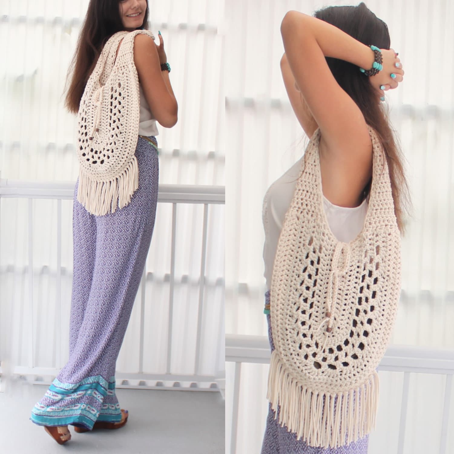 Reversible 2-in-1 Bag Crochet Pattern | One Bag, Two Looks in 10 Rows | PDF - Hakel Liebe