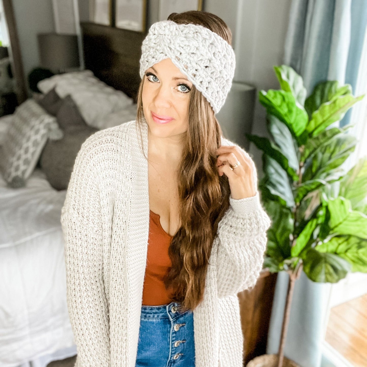 CROCHET PATTERN/ Glacier Twist Headband