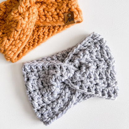 CROCHET PATTERN/ Glacier Twist Headband
