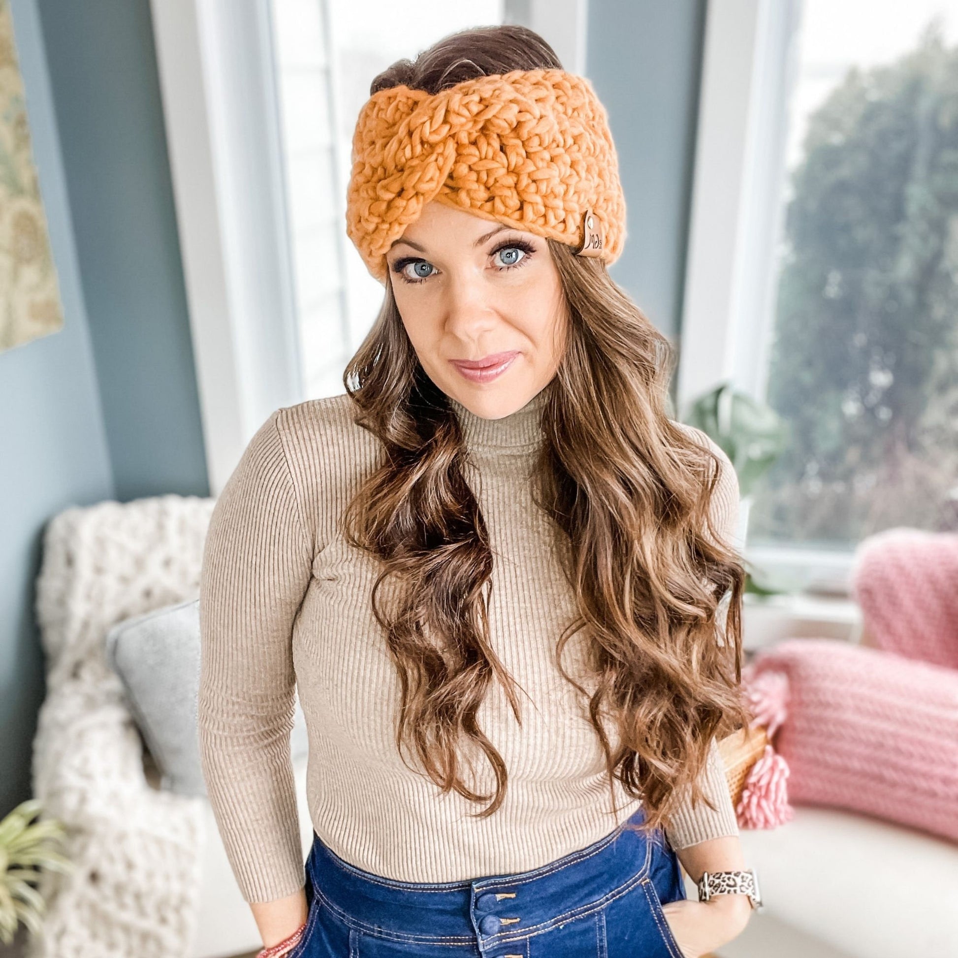 CROCHET PATTERN/ Glacier Twist Headband
